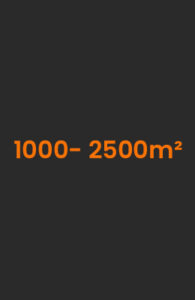 1000-2500m2